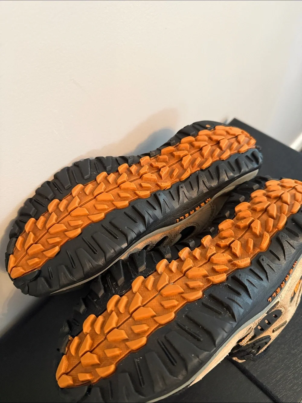 Merrell Tan and Black Waterproof Hiking Boots